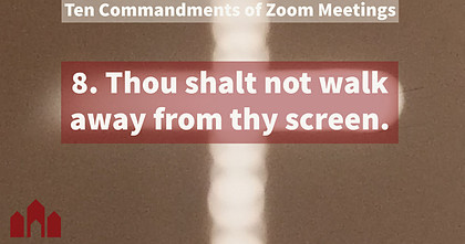 Zoom Commandment Eight