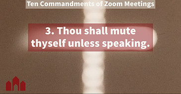 Zoom Commandment Three